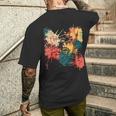 パリのカカオ、ティー、コーヒー メンズTシャツ バックプリント 彼への贈り物