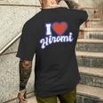 ヒロミ大好き メンズTシャツ バックプリント 彼への贈り物
