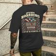 ビニールファニービニールレコード愛好家なら買いだめじゃない メンズTシャツ バックプリント 彼への贈り物
