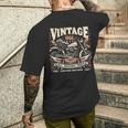ビンテージ 1960 1960年生まれ 64歳の誕生日 バイクバイカー 長袖tシャツ メンズTシャツ バックプリント 彼への贈り物