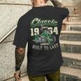 ビンテージ バイク バイカー バイクの誕生日 1964 年生まれ 長袖tシャツ メンズTシャツ バックプリント 彼への贈り物
