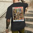 ビンテージポスター 香港レトロtシャツ メンズTシャツ バックプリント 彼への贈り物