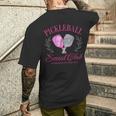 ピックルボール ソーシャル クラブ トレンディ ピックルボール サマータイム ギフト メンズTシャツ バックプリント 彼への贈り物