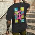 ピンクパンサー ヴィンテージ ラブ&ピンク禅チョークアート メンズTシャツ バックプリント 彼への贈り物