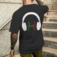 ファニー ラスタ ギフト メンズ レディース クール ラスタカラー ヘッドホン メンズTシャツ バックプリント 彼への贈り物