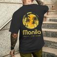 フィリピンのマニラ メンズTシャツ バックプリント 彼への贈り物