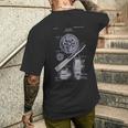 フライフィッシングシャツ ヴィンテージ 特許 描画 父の日 メンズTシャツ バックプリント 彼への贈り物