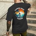 フロリダ・マン・フィッシング メンズTシャツ バックプリント 彼への贈り物