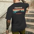 プレシディオ サンフランシスコ カリフォルニア レトロ ヴィンテージ メンズTシャツ バックプリント 彼への贈り物