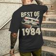 ベスト・オブ1984、オーディオ・カセット、42歳の誕生日、42歳 メンズTシャツ バックプリント 彼への贈り物