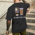 ベトナム ベトナム式フィルターコーヒー ベトナム式アイスコーヒー メンズTシャツ バックプリント 彼への贈り物