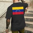 ベネズエラの国旗 メンズTシャツ バックプリント 彼への贈り物