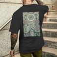 ペルシャ 中東 イラン アラビア語 イスラム教 パターンデザイン メンズTシャツ バックプリント 彼への贈り物