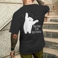ホッキョクグマは私の精神 動物 かわいい シロクマ好き メンズTシャツ バックプリント 彼への贈り物