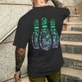 ボウリングピンtシャツ ボウラー用 メンズTシャツ バックプリント 彼への贈り物