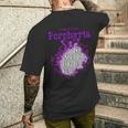 ポルフィリン症啓発 長袖tシャツ メンズTシャツ バックプリント 彼への贈り物
