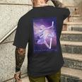 ポールプリンセス デザインa メンズTシャツ バックプリント 彼への贈り物