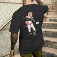 マドンナ ブロンド 野望 ワールドツアー ライブ ウェンブリー 1990 メンズTシャツ バックプリント 彼への贈り物