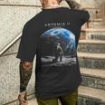 ミッション・トゥ・ザ・ムーン 宇宙飛行士アルテミス 2026 ロケットアルテミス2 メンズTシャツ バックプリント 彼への贈り物