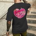 メルちゃん モチーフグラフィック 〜ハート〜 メンズTシャツ バックプリント 彼への贈り物