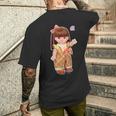 メルちゃんのおともだち れなちゃん Bigプリント メンズTシャツ バックプリント 彼への贈り物