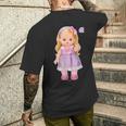 メルちゃんのおともだち リリィちゃん Bigプリント メンズTシャツ バックプリント 彼への贈り物
