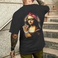 モナリザ ドネルケバブ メンズTシャツ バックプリント 彼への贈り物