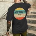 モンテレイ・メキシコ メンズTシャツ バックプリント 彼への贈り物