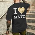 ユニークなマヨネーズ愛好家のために メンズTシャツ バックプリント 彼への贈り物