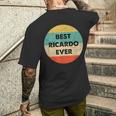 リカルド名 メンズTシャツ バックプリント 彼への贈り物
