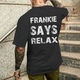 リラックスフランキー ファニー メンズTシャツ バックプリント 彼への贈り物