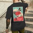 レッドカメラフィルムポスター 本物のソビエトアート メンズTシャツ バックプリント 彼への贈り物
