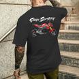 レッドグロム メンズTシャツ バックプリント 彼への贈り物