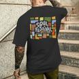 レトロ'70年代ソウルフェスティバルハーレムニューヨーク メンズTシャツ バックプリント 彼への贈り物