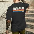 レトロ ヴィンテージ 70年代80年代スタイル ハナペペ、Hi メンズTシャツ バックプリント 彼への贈り物