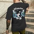 ロス・オルカレリトスバイラル・イタリアン・ブレインロット・ミーム メンズTシャツ バックプリント 彼への贈り物