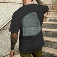 ロゼッタストーン メンズTシャツ バックプリント 彼への贈り物