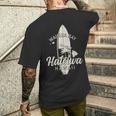 ワイメアベイ ハレイワ ハワイ サーフボード サーフィン サーファー ハワイアン メンズTシャツ バックプリント 彼への贈り物