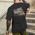 ヴィンテージ ソック モンキー コレクティブ キュート ソック モンキー メンズTシャツ バックプリント 彼への贈り物