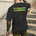 ヴィンテージ ニトロックス 旗 ダイバー スキューバダイビング メンズTシャツ バックプリント 彼への贈り物