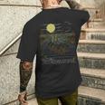 ヴィンテージ レトロ エバーグレーズ国立公園 フロリダ マングローブ メンズTシャツ バックプリント 彼への贈り物