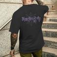 仏教徒 チベット六語マントラ メンズTシャツ バックプリント 彼への贈り物