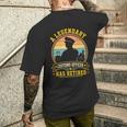 伝説の税関職員が退職したヴィンテージ引退 長袖tシャツ メンズTシャツ バックプリント 彼への贈り物