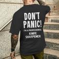 包丁研ぎ器 メンズTシャツ バックプリント 彼への贈り物