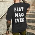 史上最高の Mao メンズTシャツ バックプリント 彼への贈り物