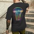 夜光クラゲ メンズTシャツ バックプリント 彼への贈り物