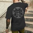 大天使ラファエロの聖なる紋章 彼の知識を呼び起こす メンズTシャツ バックプリント 彼への贈り物