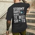 天気写真 ストームチェイサー&ネイチャーフォトグラファーtシャツ メンズTシャツ バックプリント 彼への贈り物