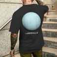 天王星tシャツ 天文学や宇宙愛好家へのギフトに最適 メンズTシャツ バックプリント 彼への贈り物