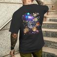 太陽系 太陽系の惑星 -Olarystem Planets メンズTシャツ バックプリント 彼への贈り物